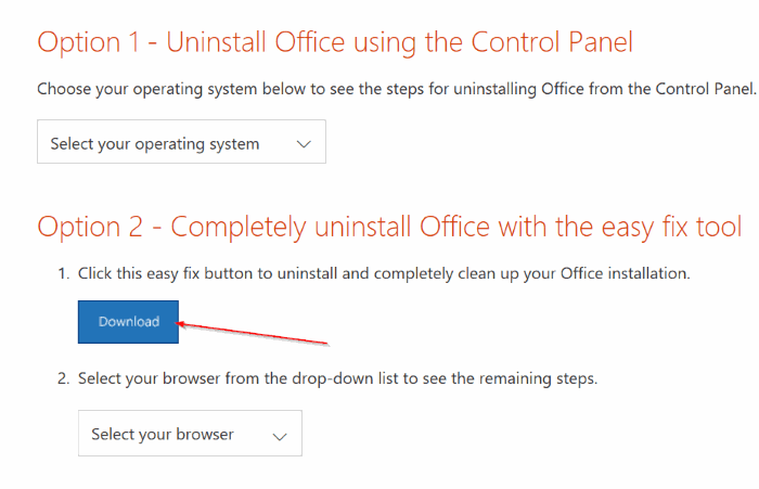 Fix It Microsoft Uninstall